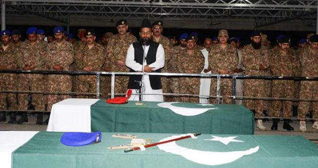 Namaze Janaza of Lt col Faisal Malik Shaheed and sepoy zohaib shaheed