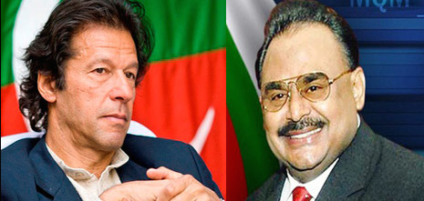 Pakistan Tehreek-e-Insaf (PTI) Chairman, Imran Khan, Muttahida Qaumi Movement (MQM)