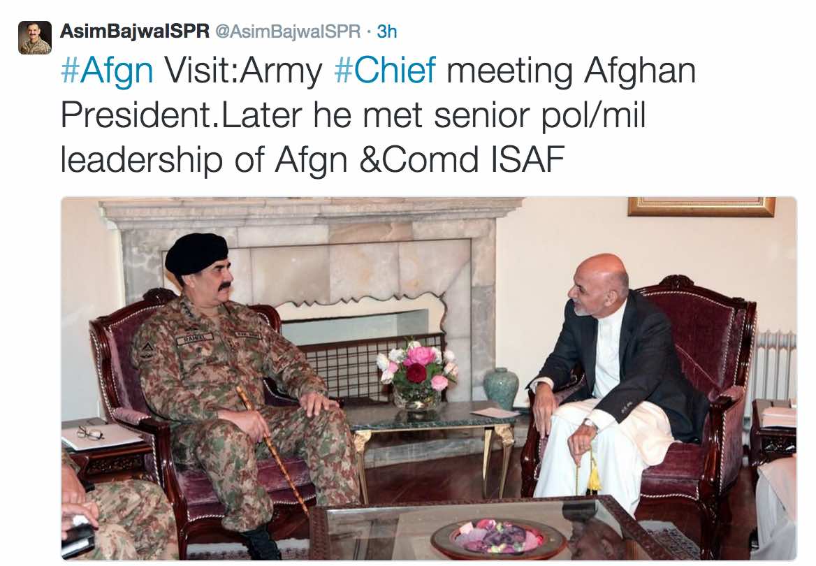 COAS meets with Afghan President