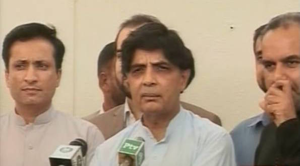 The Federal Interior Minister Chaudhry Nisar Ali Khan