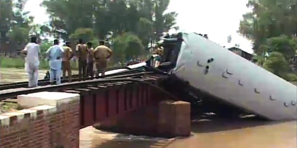 Train accident in Gujranwala