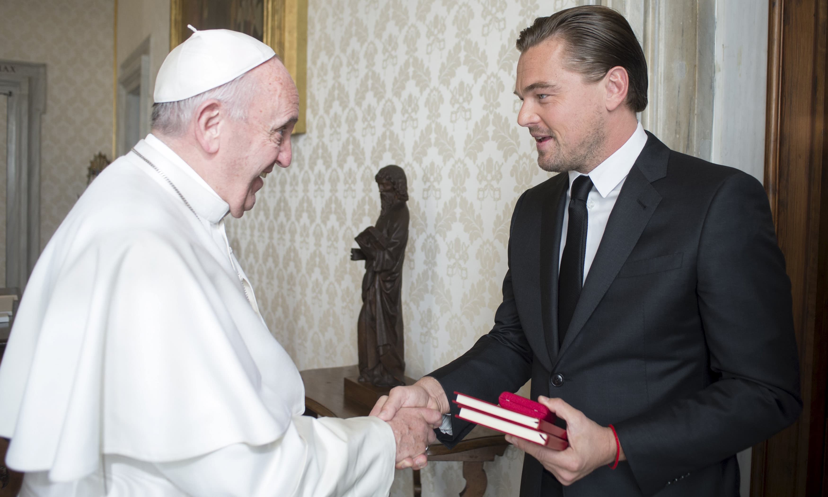 Pope Francis Leonardo DiCaprio