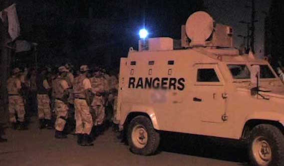 Powers of Karachi Rangers, Corps Commander Karachi