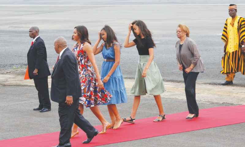 Michelle Obama daughters
