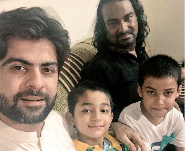Ahmad Shahzad With Sabri's Son