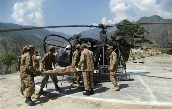 Army troops in Chitral