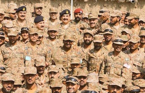 COAS with Army Jawans on Eid Day