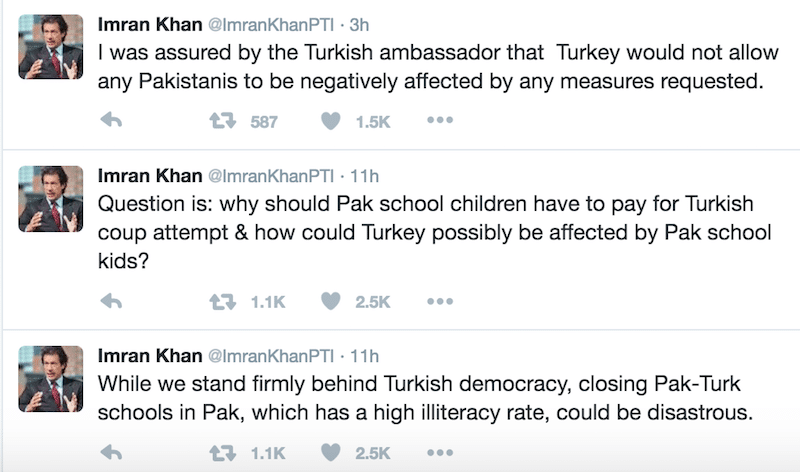 IK on Turkish Demands