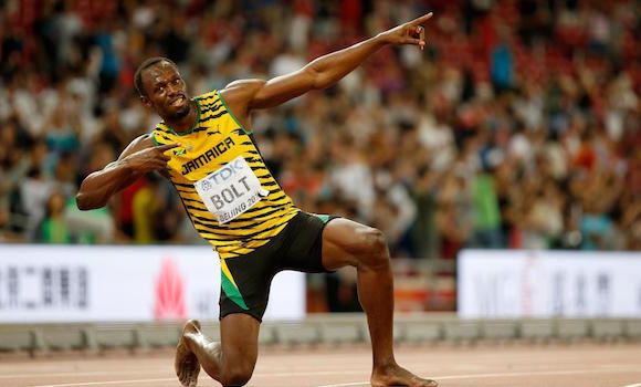 Usain Bolt at Jamaican Olympic Trials