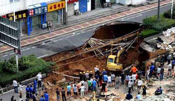 China sinkhole