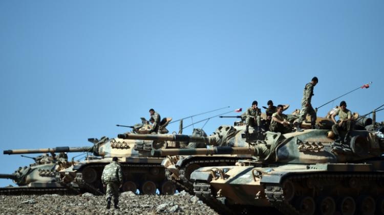Turkey artillery strikes on IS, Kurdish