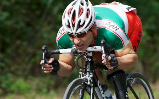 Iranian Paralympic cyclist