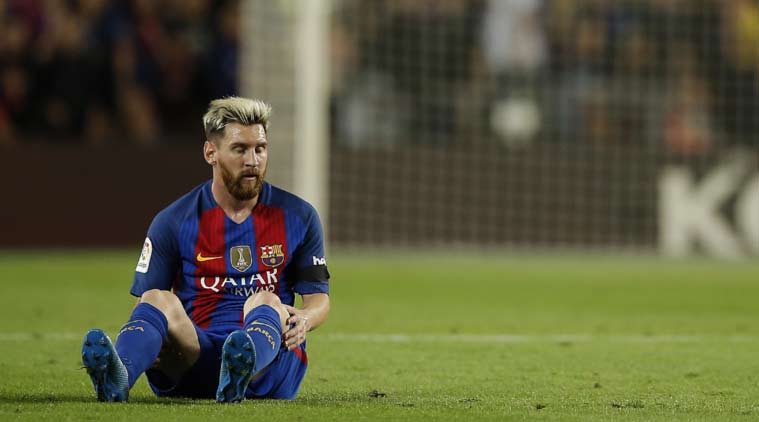 Messi Injured