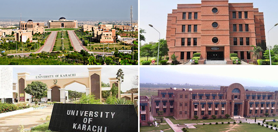 Rank of Pak Universities