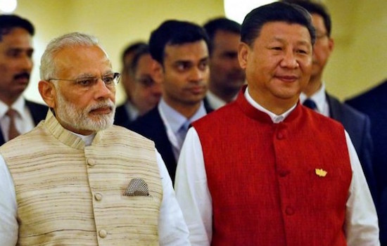Modi with Chinese President