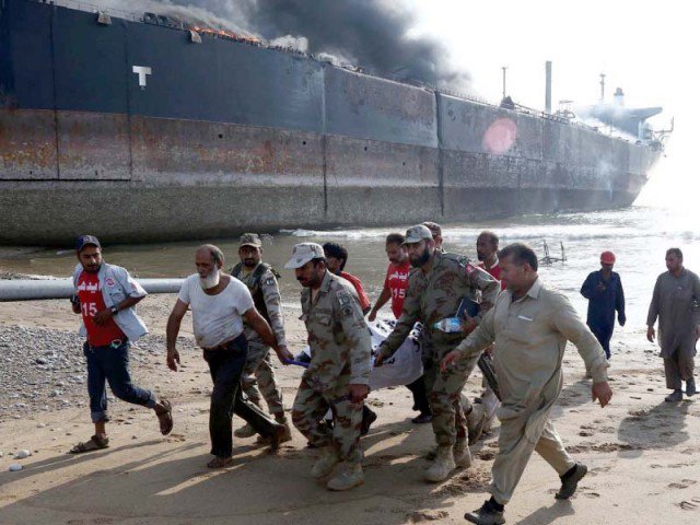 Gadani Shipbreaking Yard blast