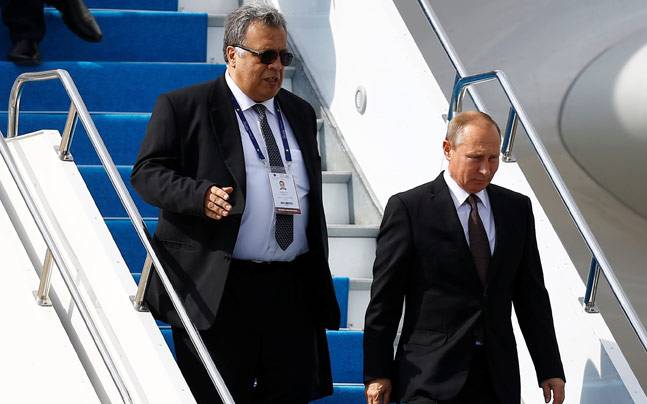 Putin with slain Russain Ambassador