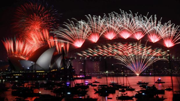 Sydney New Year fireworks