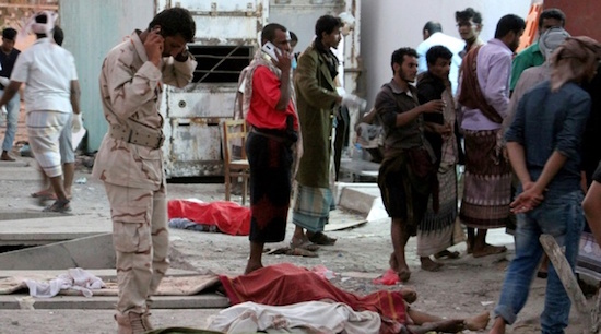 Yemen, Aden suicide blast