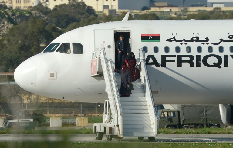hijacked Libyan plane
