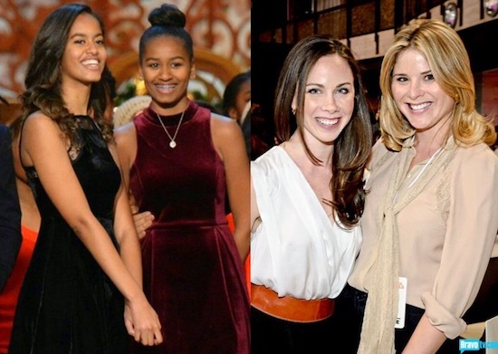 Bush and Obama's daughters