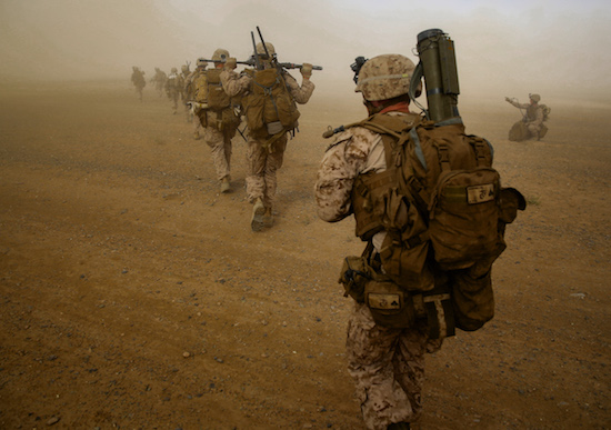 US Marines in Helmand province