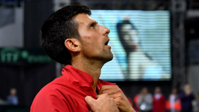 Djokovic survives Davis Cup