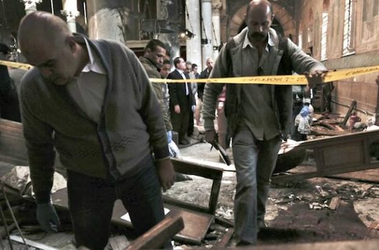 Islamic State Blows Egypt Church.