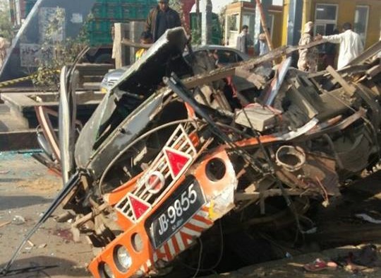 Karachi High way accident