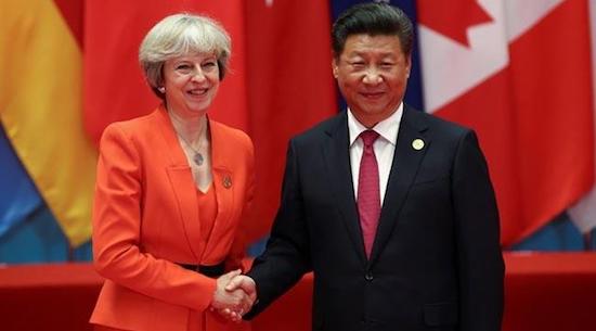 Theresa May & China President