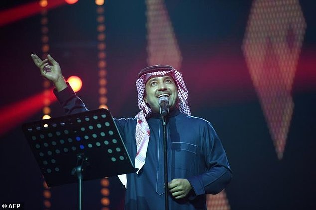 Arab singer Rashed al-Majed