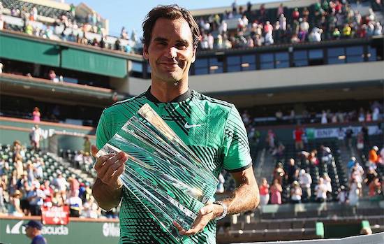 Federer Indian Wells title