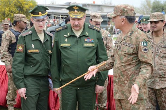 Russian Military Delegation in Pakistan.