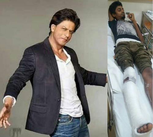SRK Car Accident