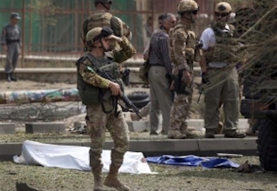 Afghan military base