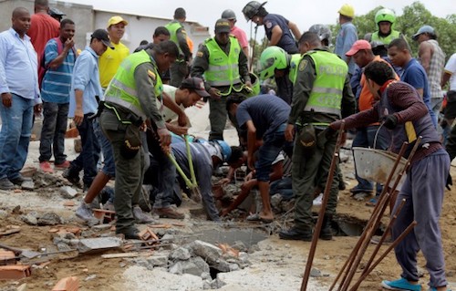 Colombia building collapse
