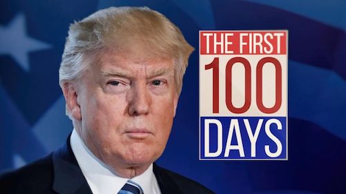 Trump's first 100 days
