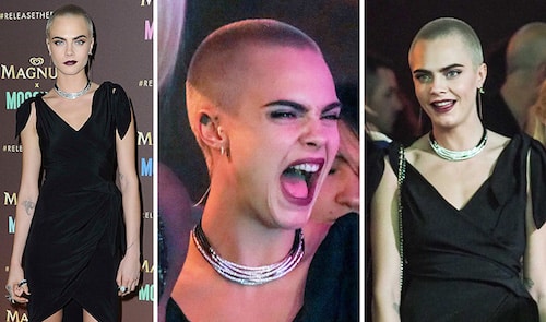 Cara Delevingne Shaved Head