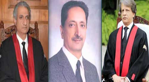 Justice Ejaz Afzal Khan, Justice Sheikh Azmat Saeed, Justice Ijazul Ahsan