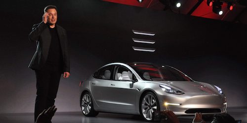 Tesla's Model 3 electric car
