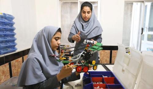 Afghan robotics girl