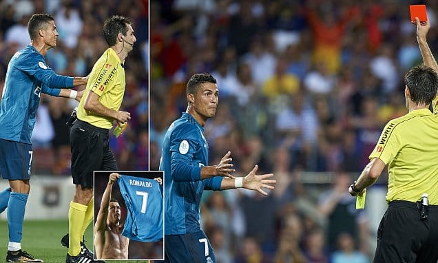 Ronaldo five match ban