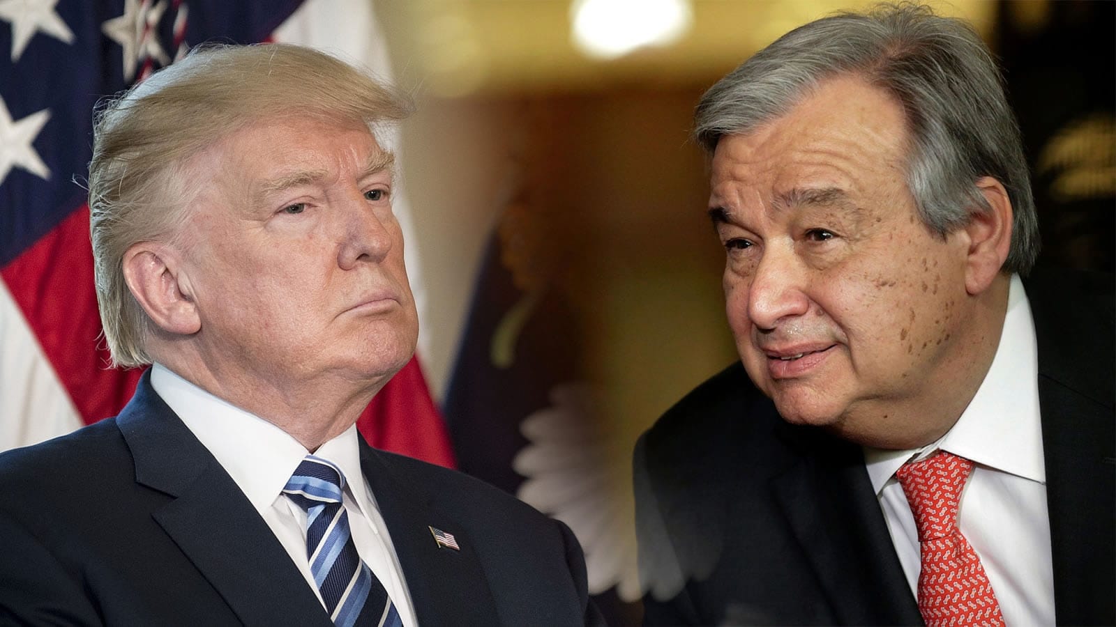 Antonio Guterres and Trump