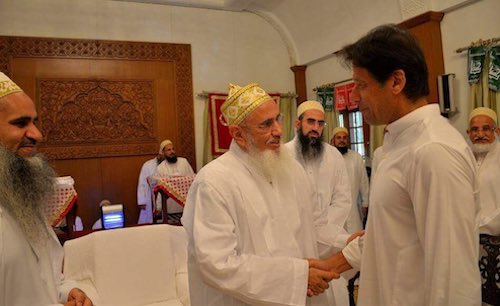IK With spiritual leader of the Bohra community