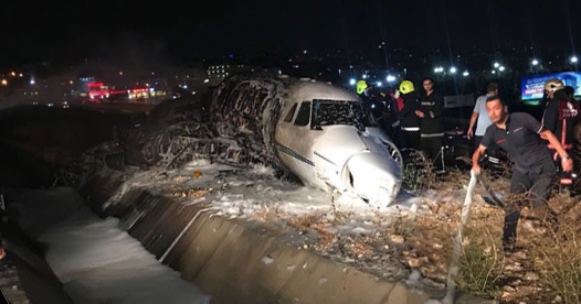 Istanbul's Ataturk airport jet crash