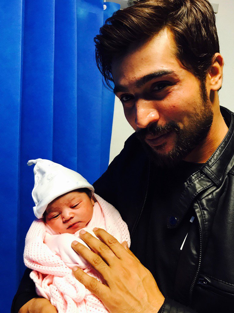 Mohammad Amir With Baby Boy