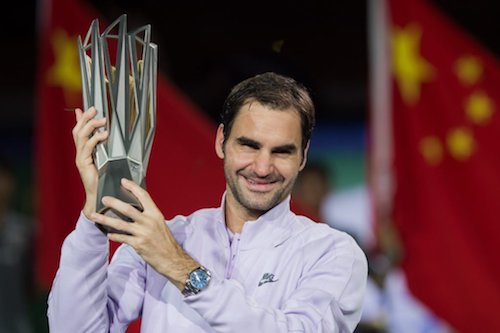 Federer wins Shanghai Masters