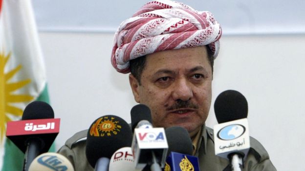 Iraqi Kurdish leader Masoud Barzan