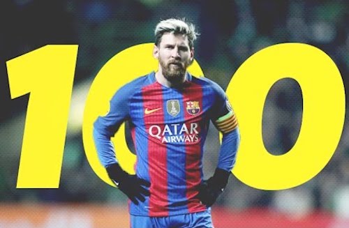Messi's 100 Goals