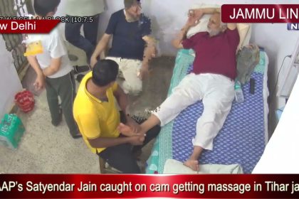 Delhi Minister massage in jail